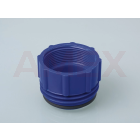 Adaptor filet exterior / exterior din PP, 64 mm, albastru