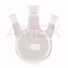 Balon cu fund rotund cu trei gaturi ROTH, 250 ml, slif lateral NS 14/23