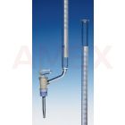 Biurete Mohr ROTH cu dunga Schellbach, cu robinet lateral de sticla, 10 ml, 2 buc