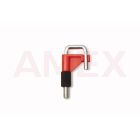 Clema rosie ROTH din PVDF, 20 mm