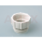 Adaptor filet exterior / interior din PP, 61 mm, gri