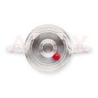 Indicator debit ROTH cu bila, pentru furtunuri cu 6.5 - 10 mm, 102*57*14 mm