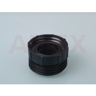 Adaptor filet interior / interior din PP, 40 mm, negru