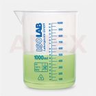 Pahar Berzelius ISOLAB din polipropilena, gradatie albastra, 25 ml