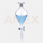 Palnie conica de picurare ISOLAB, slif soclu NS 29/32, slif con NS 29/32, 250 ml