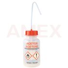 Piseta cu gat larg ROTH Rotilabo cu eticheta acetona, 500 ml