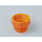 Adaptor filet exterior / interior din PP, portocaliu
