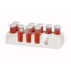 Suport alb ROTH pentru flacoane din sticla cu Ø 32 mm, 267*102*53 mm