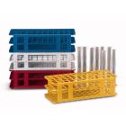 Suport galben ROTH pentru eprubete cu 16 mm, 250*105*70 mm