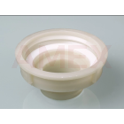Adaptor filet exterior / interior din PP, 61 mm, transparent