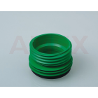 Adaptor filet exterior / exterior din PP, 64 mm, verde