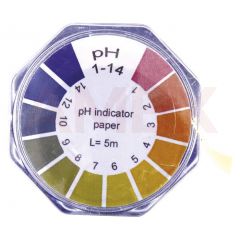 Rola hartie ISOLAB pentru pH, pH 1 - 14,5 m