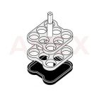 Adaptoare tuburi Eppendorf, 9 ml, 2 bucati