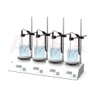 Agitator magnetic cu incalzire DLAB MS-H280-S4 cu 4 pozitii, 200 - 1500 RPM