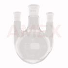 Balon cu fund rotund cu trei gaturi ROTH, 1000 ml, slif lateral NS 29/32