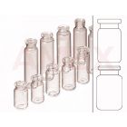 Flacoane ROTH Rotilabo cu baza plata, margini rotunjite si gat lung, 20 ml