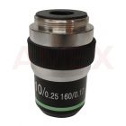 Lentila obiectiv cu contrast ridicat M-138 Optika pentru microscoape, 10x