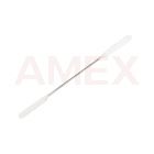 Micro-spatula dubla din otel inoxidabil ROTH L 150 mm, l 2 mm