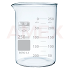 Pahare Berzelius Assistent Basic, 250 ml, 10 bucati