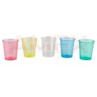 Pahare din plastic Assistent culoare verde, 30 ml, 80 bucati