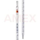 Pipete gradate Brand BLAUBRAND cu dop din vata, 5 ml : 0.05 ml, clasa AS, 12 buc