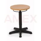 Scaun fix ROTH din lemn, inaltime 440 - 630 mm