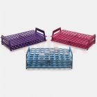Suport roz ISOLAB pentru tuburi PCR de 1.5  2.0 ml, 96 orificii